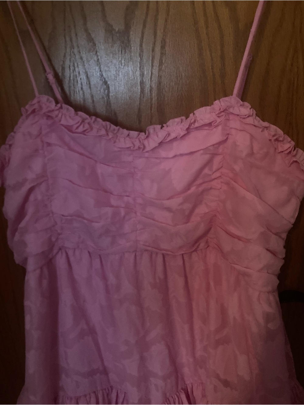 Arula Clairy Barbiecore Pink Ruffled Mini Dress 3X NWT - Picture 3 of 4